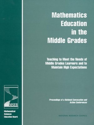 cover image of Mathematics Education in the Middle Grades